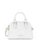 LANCASTER Paris Ročna torbica Lancaster Sac demi lune Zippé S Sierra Jia Blanc cassé bela