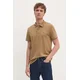 Polo Lacoste moški, rjava barva, DH5522