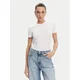 Fracomina Majica FP25ST3011J449N5 Bela Slim Fit