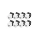CAT 6 Keystone Jack, brez zaščite, RJ45 na LSA