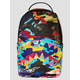 Sprayground Sliced And Diced Camo Nahrbtnik red / blue / grey / purple