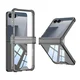 Futrola transparent color line za samsung f751b galaxy z flip 7 5g crna (gkk case) ( F121522 )
