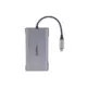 Dahua doking stanica DH-TC39 9-u-1, USB-C hab, višestruka doking stanica, USB 3.1, HDMI, RJ45, siva