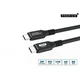 shumee Microconnect USB4CC3 USB kabel USB4 Gen 3x2 3m USB C črne barve