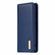 Elegantna torbica Wallet Shell za Huawei P40 od prave kože-plava