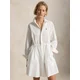 Polo Ralph Lauren Srajčna obleka 211B19986003 Bela Relaxed Fit