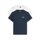 Tommy Jeans Majica ecru/mornarska/temno rdeča/bela