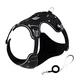 TRUELOVE oprsnica in povodec BLACK