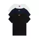 Tommy Jeans Majica mornarska / črna / bela