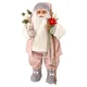 FESTA Novogodišnja figura Deda Mraz Artur, 90cm, Roze