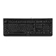 CHERRY KC-1000 Tastatura, Membranska, Žično povezivanje, USB, Crna