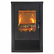 Kaminska peč Verso Lheia (7.5kW, velikost ogrevanega prostora: 120m3), črna