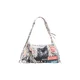 Desigual Torba za čez ramo kremna / melona / črna