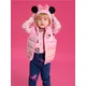 Sinsay - Prošiveni prsluk sa 3D elementima i holografskim efektom Minnie Mouse - pastelno roze