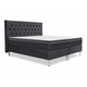 Boxspring krevet Seattle 149 Boxspring, Bračni, Crna, 210x210, Tkanina, Basi a doghePodnice za krevet, 212x210x135cm