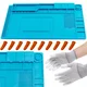 shumee Silikonska modra antistatična podloga 450x300mm TE-501 + naprstniki + rokavice