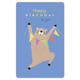 Čestitka – kartica, Birthday bear LC414