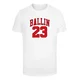 Ballin 23 T-shirt with round neckline white