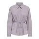 ONLY Bluza ONLZIVA opal/kostanj rjava/bela