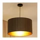 Brilagi - Luster na sajli BOSTON ROLLER 1xE27/15W/230V prečnika 45 cm braon/zlatna