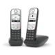 Gigaset ECO A690 DUO brezžični (DECT) telefon, črn