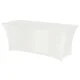 Hendi Pravokotna miza brez likanja, 183 x 76 cm, tkanina Jersey, bela – Hendi 814420