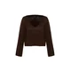 Trendyol Pulover temno rjava