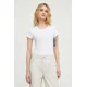 Bombažna kratka majica G-Star Raw ženska, bela barva, D24533-4107