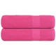 Vidaxl Kopalne brisače FROGN 2 kosa roza 100x150 cm 360 g/m2