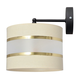 Zidna lampa HELEN 1xE27/15W/230V krem/crna/zlatna