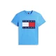 Tommy Jeans Majica mornarska/azur/rdeča/bela