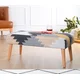 Atelier del Sofa Klupa Beshir v2, 91x42x46 cm, Šarena