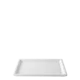Bela velika pladenj 24,4 x 17,5 cm — Elements Melamin (Flow) - 593174