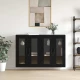 Ormarčići montirani na zid 2 pcs Crni hrast 69,5 x 34 x 90 cm