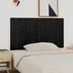 Vidaxl vidaXL Vzglavje postelje črno 166x3x90 cm masivni borov les