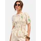 Friends Like These Bluza kremna / rjava / zelena / svetlo lila