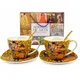 Klimt Kiss skodelice SET 2x250ml porcelan ZA DARILO Kraljica Izabela