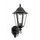 EGLO 93457 | Navedo Eglo zidna svjetiljka 1x E27 IP44 crno, antik srebrna, prozirno