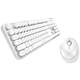 Wireless keyboard + mouse set MOFII Sweet 2.4G (white)