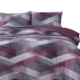 Issimo Posteljnina iz bombažnega satena HELIX PURPLE 140x200 / 70x90