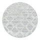 Svetlo siva okrogla preproga o 120 cm Pisa – Ayyildiz Carpets