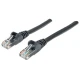 Intellinet RJ45 omrežni priključni kabel CAT 6 U/UTP [1x RJ45-vtič - 1x RJ45-vtič] 3 m črn Intellinet