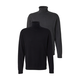 JACK & JONES Pulover JJEBASIC pegasto siva/črna