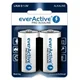 everActive Alkalne baterije everActive Pro LR20 D - 2 kosa, 1.5 V, 10 let življenjske dobe, enkratna uporaba