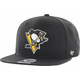 Kapa s šiltom 47 Brand NHL Pittsburgh Penguins No Shot 47 CAPTAIN H-NSHOT15WBP-BK Črna