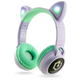 Dječje slušalice PowerLocus - Buddy Ears, bežične, ljubičaste