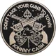 Johnny Cash Dont Take Your Guns Iron-On Patch