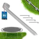shumee Sidro za trampolin, pocinkano, 430 mm, komplet 4 kosov