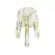 GUESS Bluza Shirley svetlo modra / oliva / pastelno zelena / bela