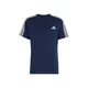 ADIDAS SPORTSWEAR Majica Essentials 3-Stripes Single Jersey Left Chest Branded modra / bela
